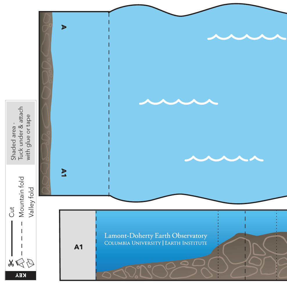 screenshot of Thwaites Glacier paper craft