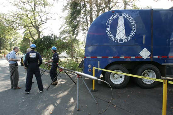 borehole research group with their truck