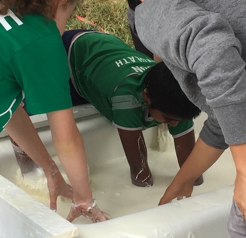 bathtub science at Open House 2016