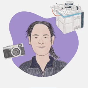 Illustrated portrait of Kevin Uno