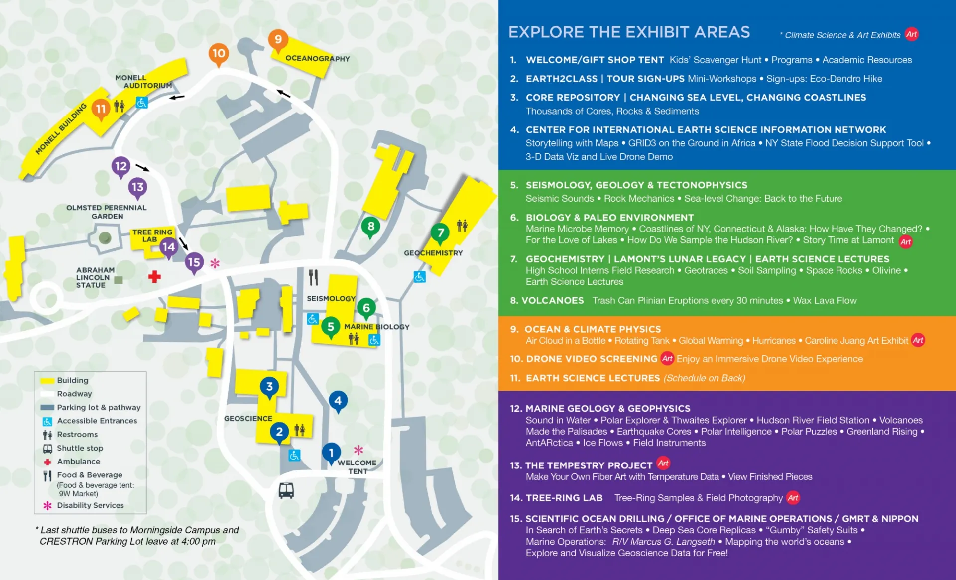 Open House 2022 Exhibit Map
